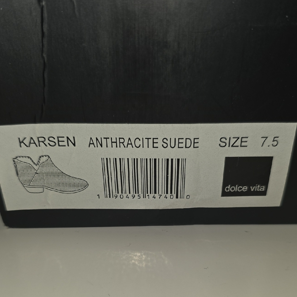 Dolce Vita Charcoal Ankle Boots